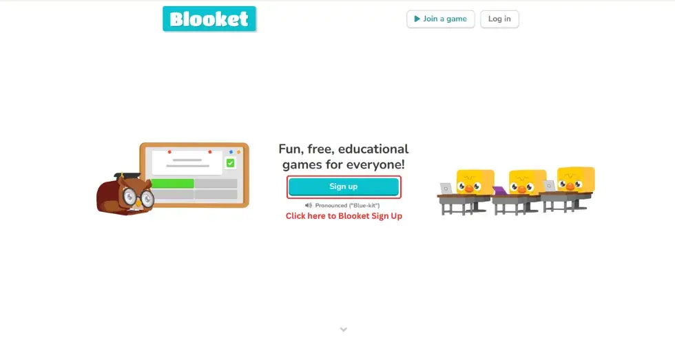 Click on Sign Up Button