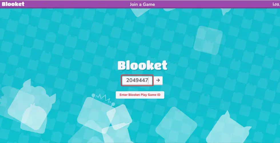 Enter Blooket Play Joining ID