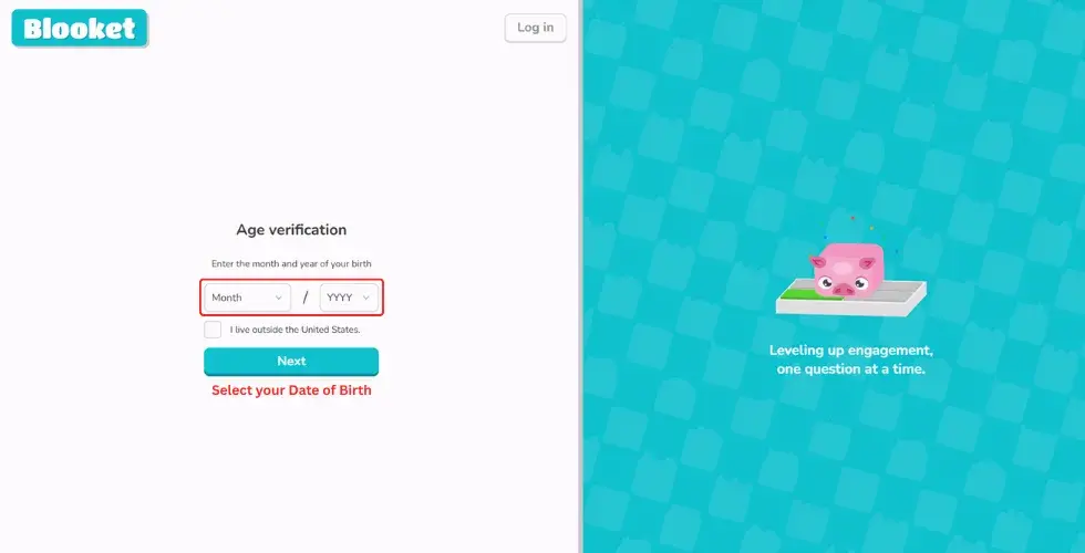Enter your Date of Birth