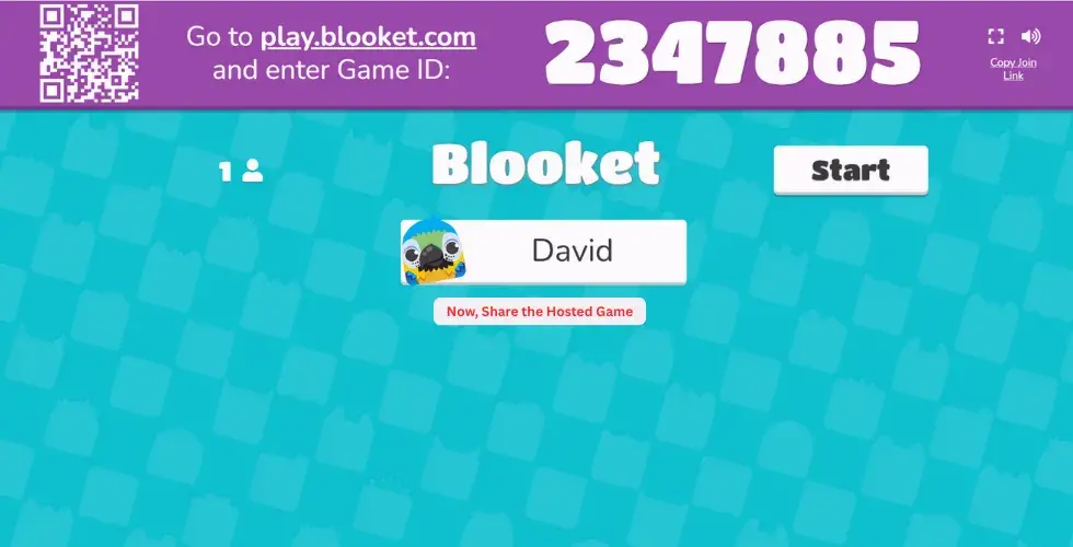 Share the Hosted Game ID