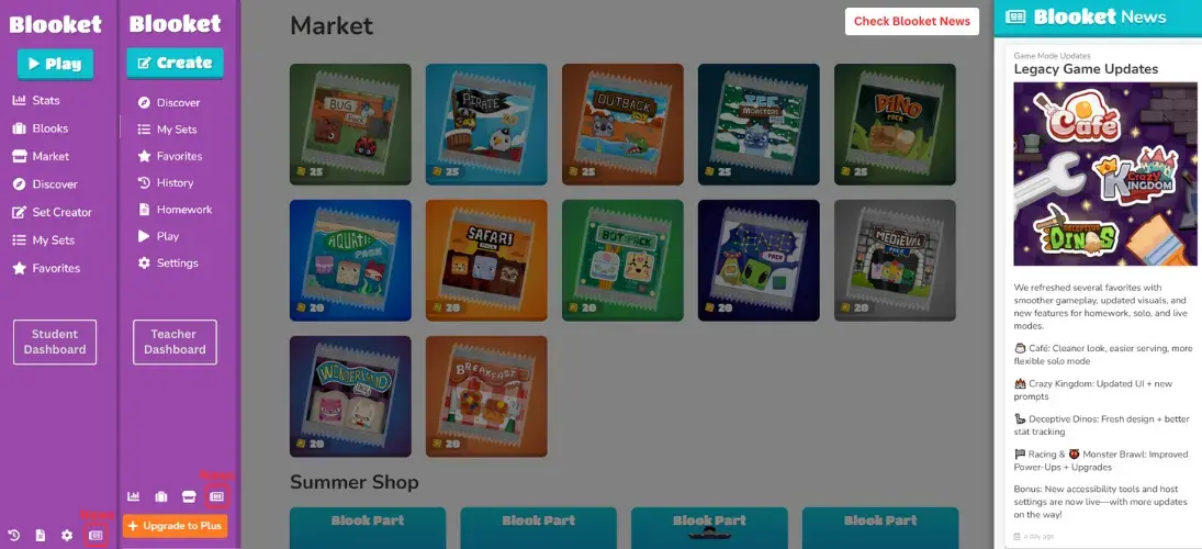 Blooket News Dashboard