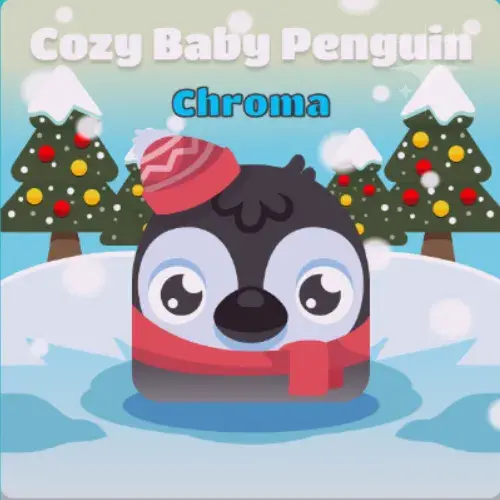 Cozy Baby Penguin Chroma Blooket