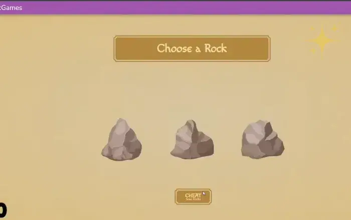Pick a Rock in Blooket Deceptive Dinos