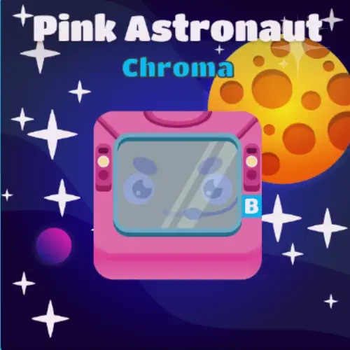 Pink Astronaut Chroma Blooket