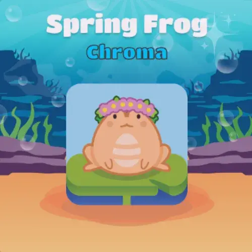 Spring Frog Chorma Blooket